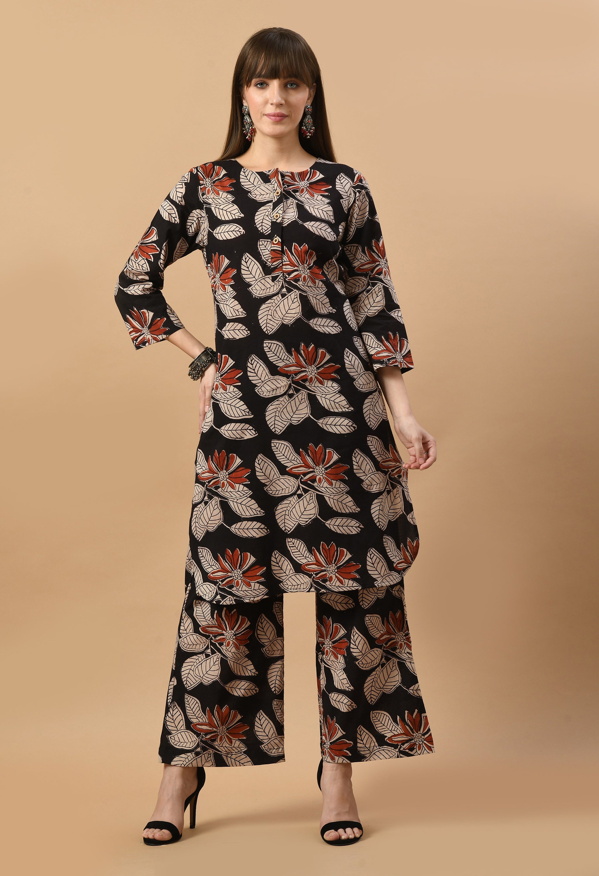 gulmohar-hand-block-print-kurta-set